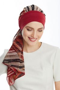 Turban 0009 Anabell Weinrot 576 2816
